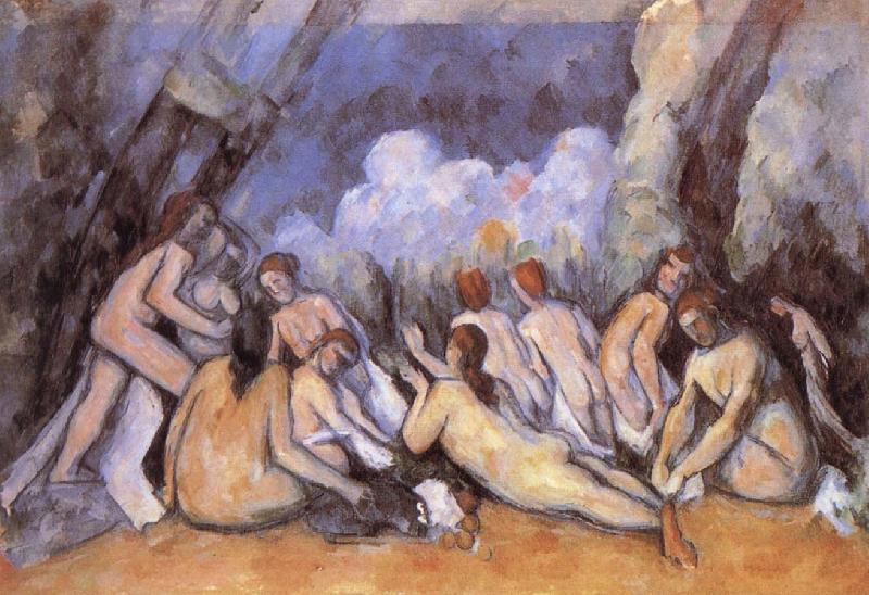 Paul Cezanne Ibe large batbers Germany oil painting art